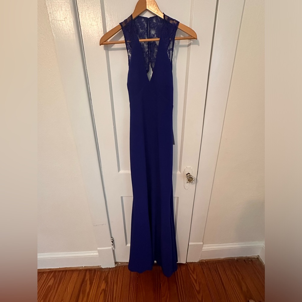 Royal blue ball gown women’s size 4 NWT
